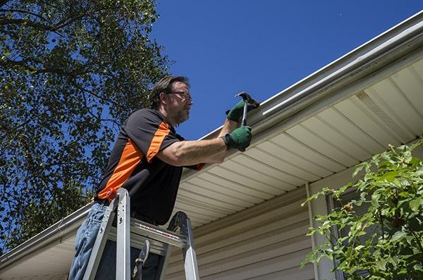 we offer professional gutter repair for both seamless and traditional gutters